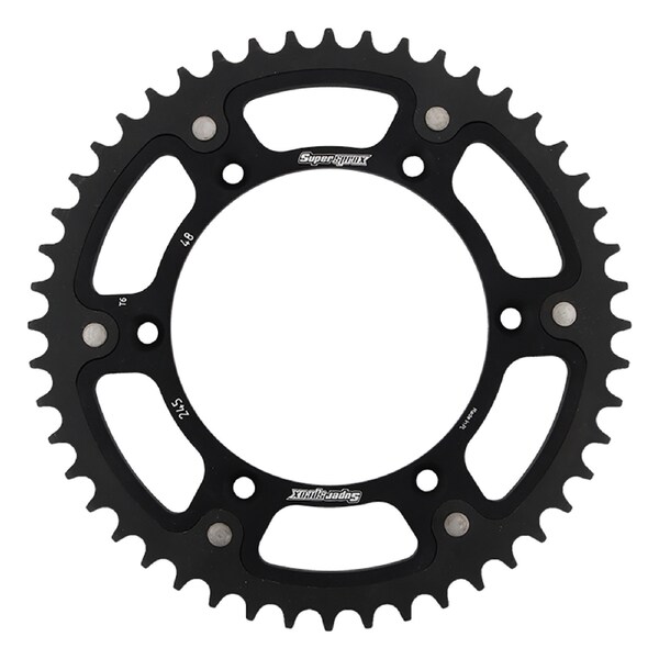 Supersprox Black Stealth Sprocket For Yamaha YZ125, YZ250 1999-2018 RST-245-48-BLK - main